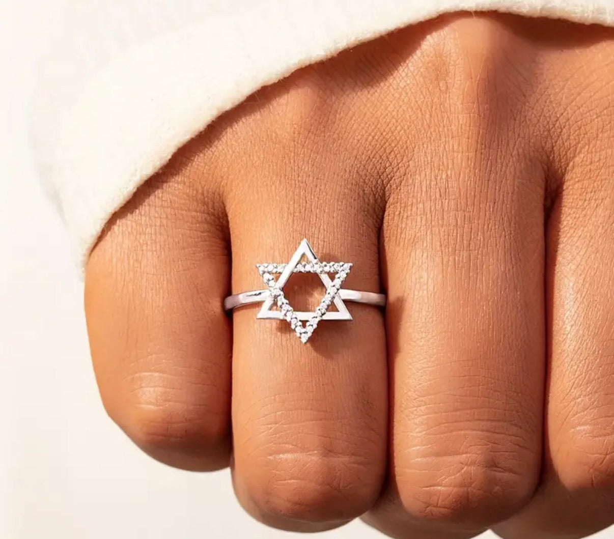 14K Gold Shayna Star of David Ring
