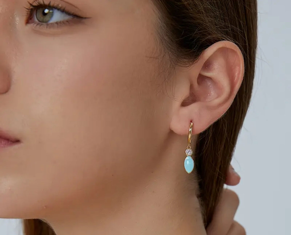 14K Vermeil Petal Earrings