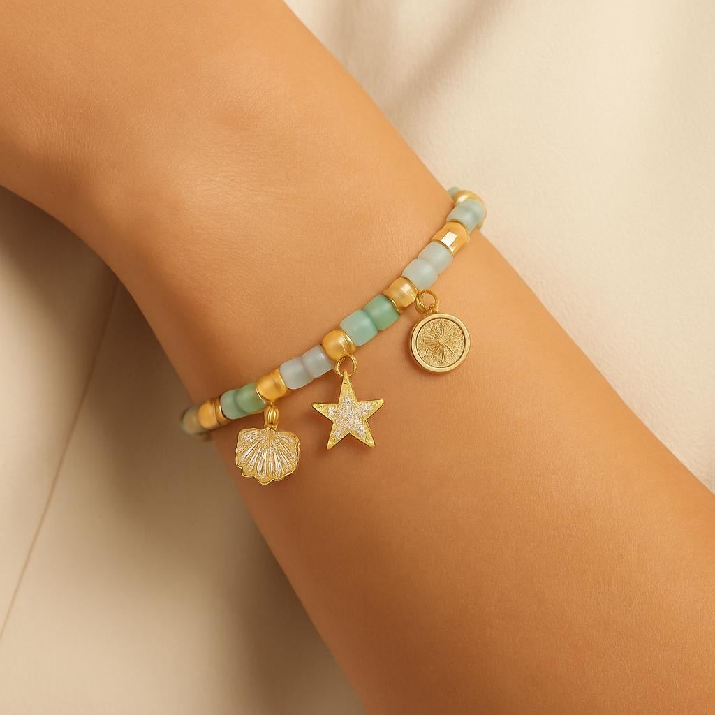Beach Vibes Beaded Bracelet