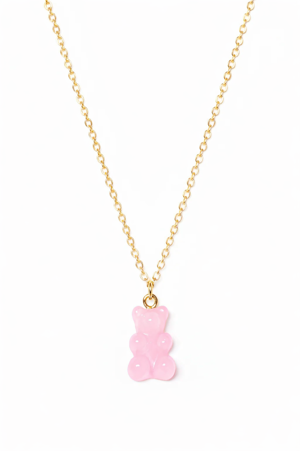 Gold Yellow Mellow Gummie Bear Necklace