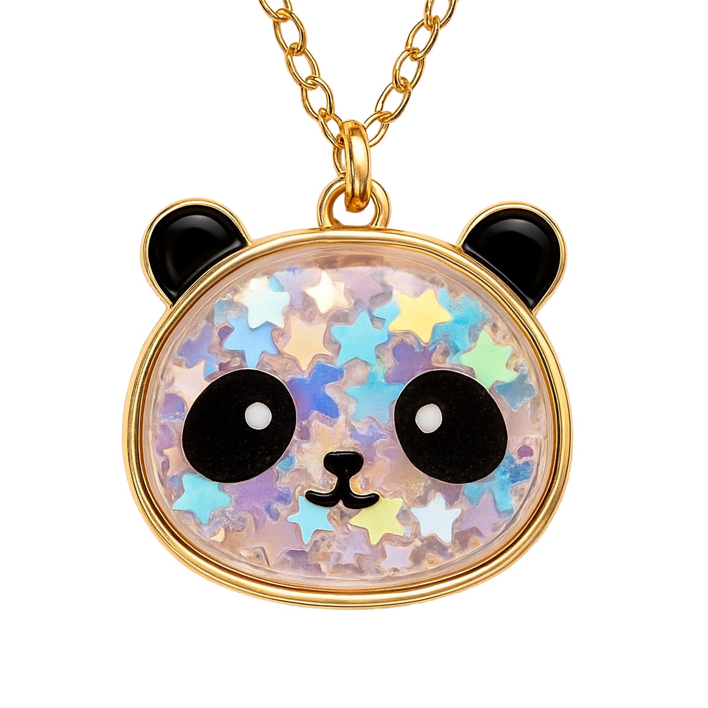 Bella Bear Shaker Confetti Necklace