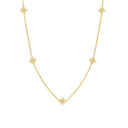 Gold Vermeil Fleur Station Necklace