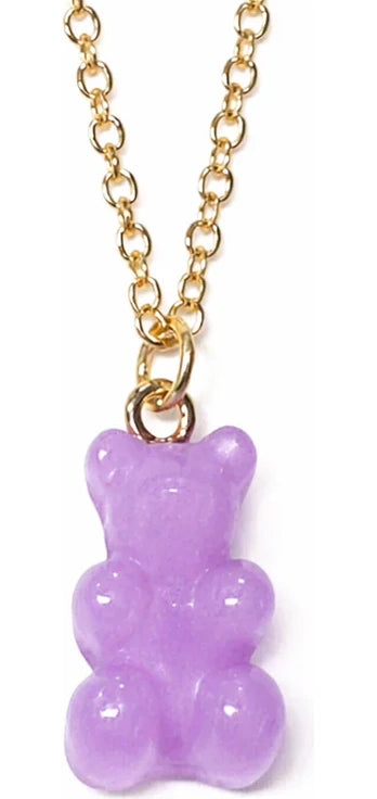 Baby Blue Gummie Bear Necklace