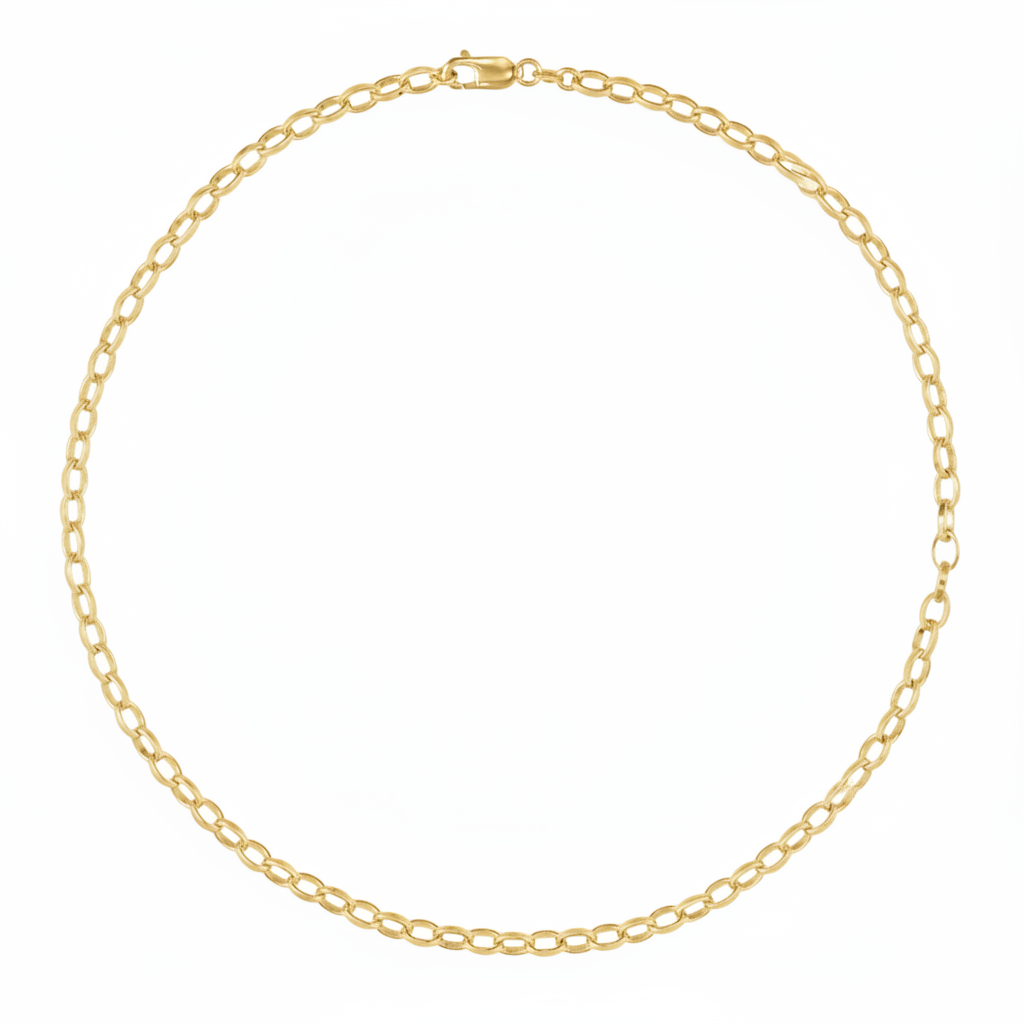 Gold Filled Rolo Chain Necklace