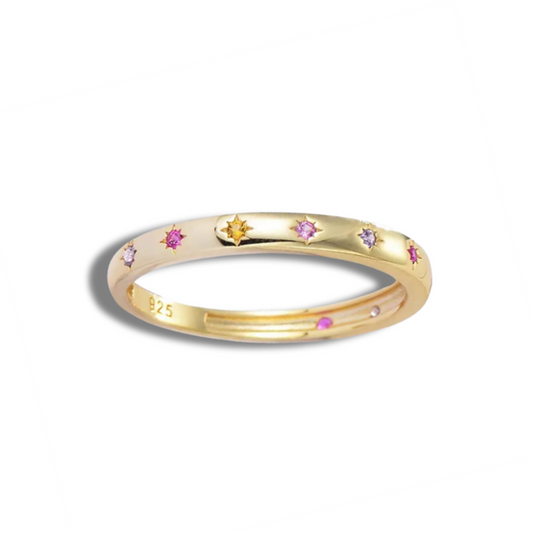 Gold Vermeil Dani Starburst Ring