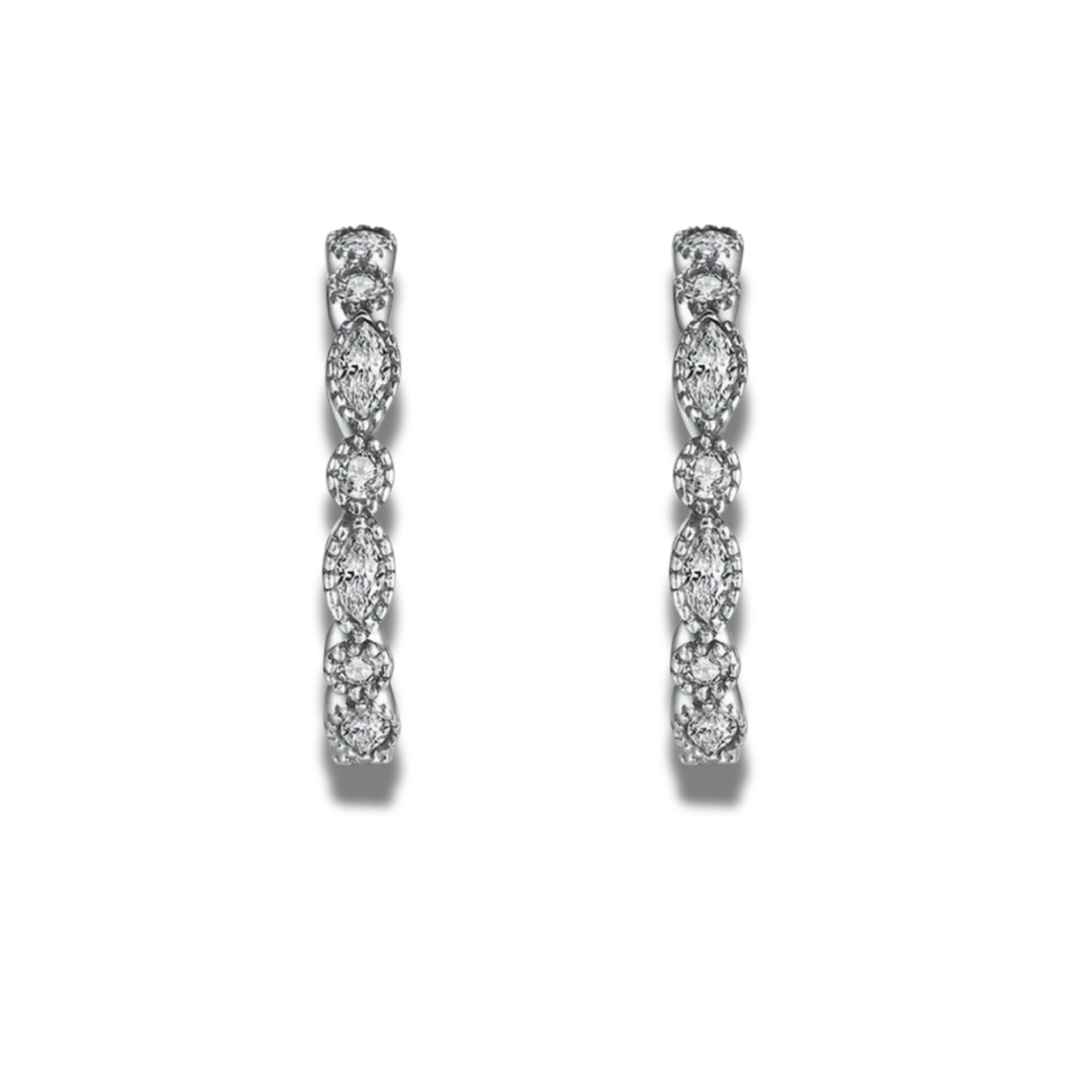 Sterling Silver C-Hoops