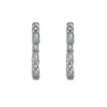Sterling Silver C-Hoops