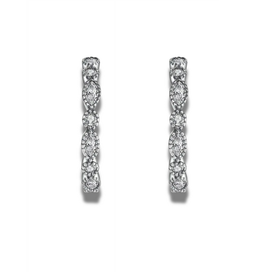 Sterling Silver C-Hoops