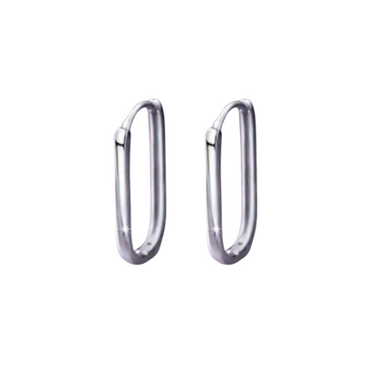 Sterling Silver Maya Droop Hoops