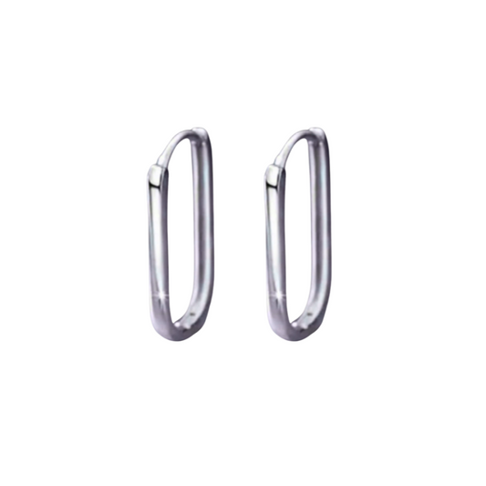 Sterling Silver Droop Hoops