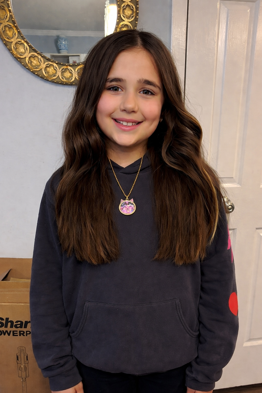 Cathy Cat Shaker Confetti Necklace