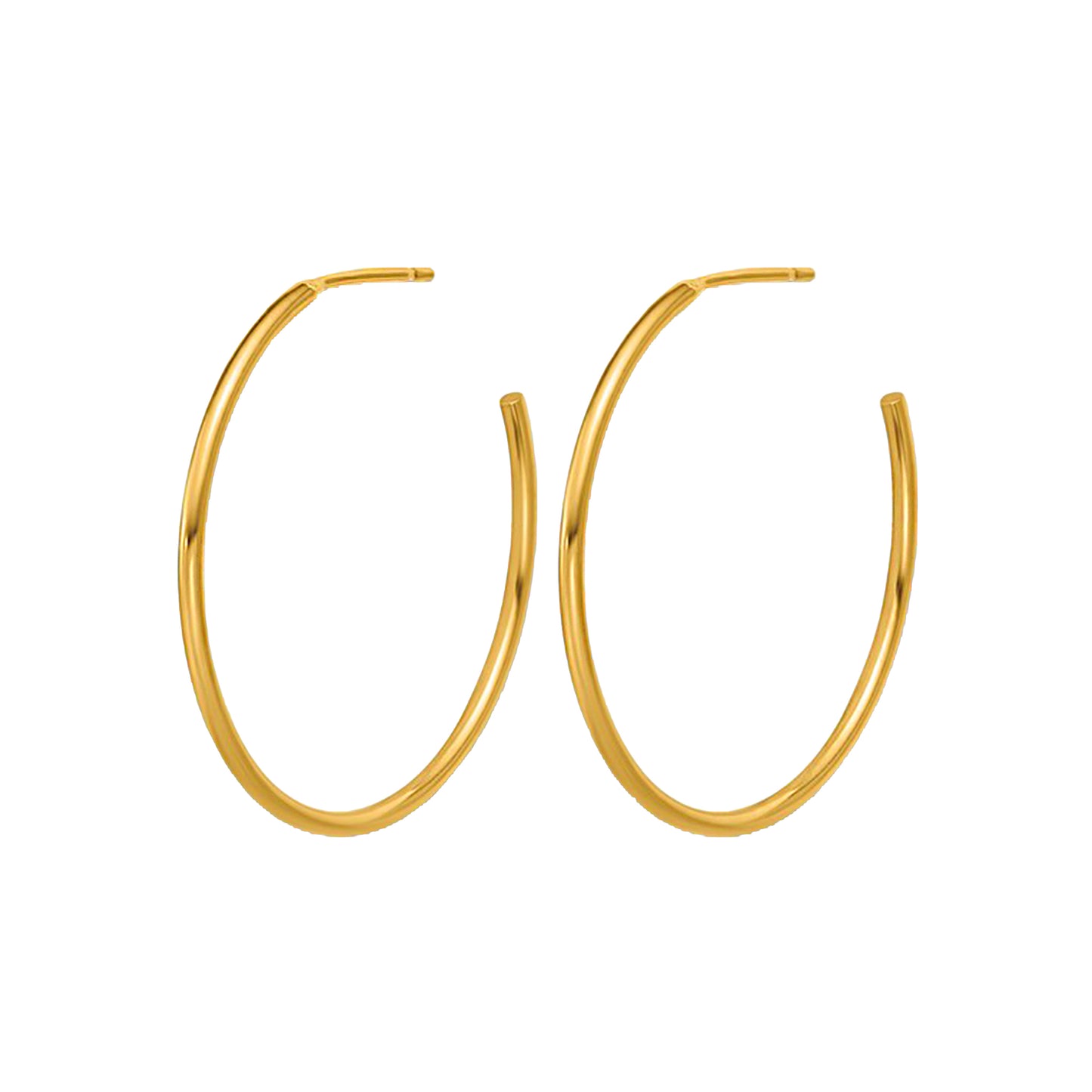 Gold Filled Medium (20mm) Posted Hoop Earrings