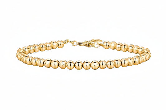 Gold Vermeil Beaded Bracelet