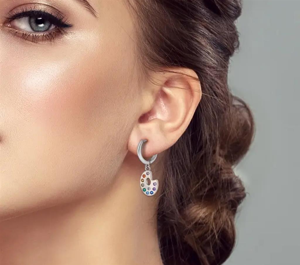 Sterling Silver Artist Earrings