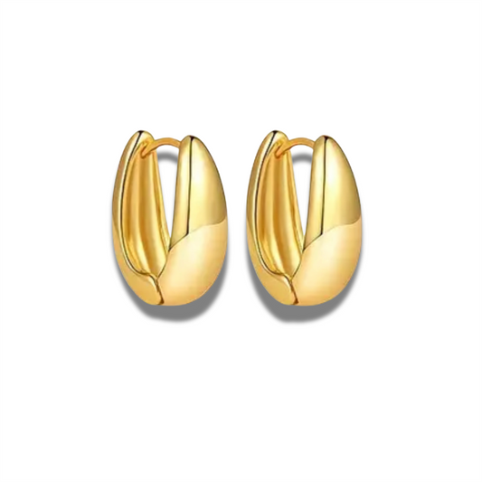 14K Vermeil Bloom Hoop Earrings