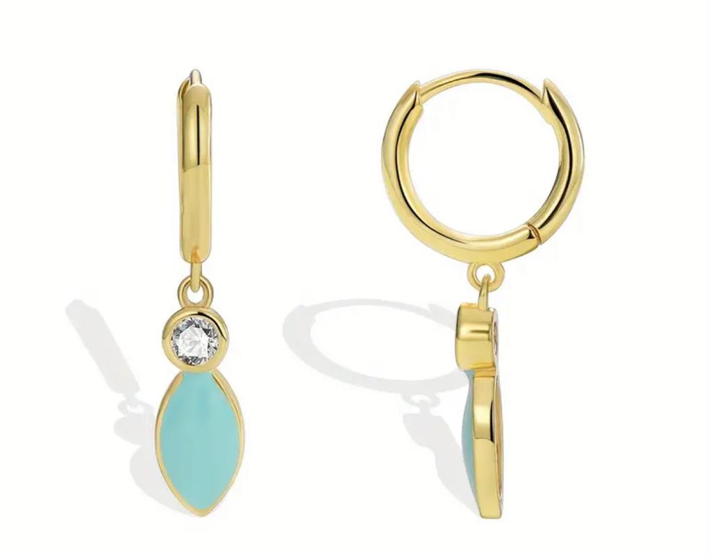 14K Vermeil Petal Earrings