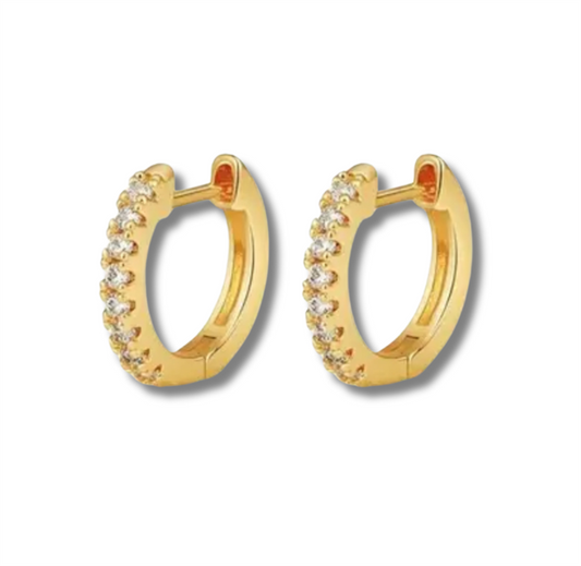 14K Vermeil Huggie Earrings