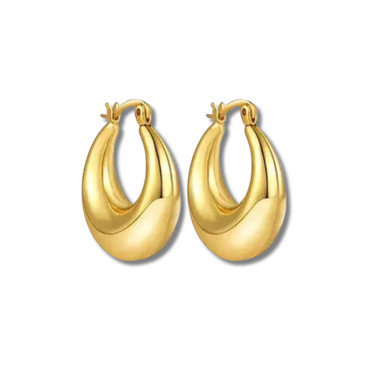 14K Vermeil Verona Hoop Earrings