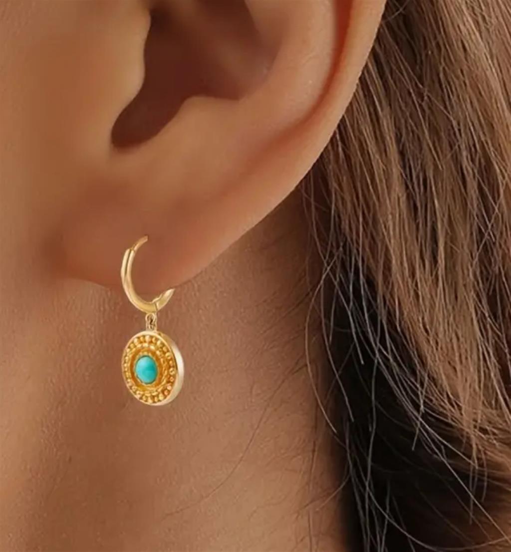 14K Vermeil Azure Earrings