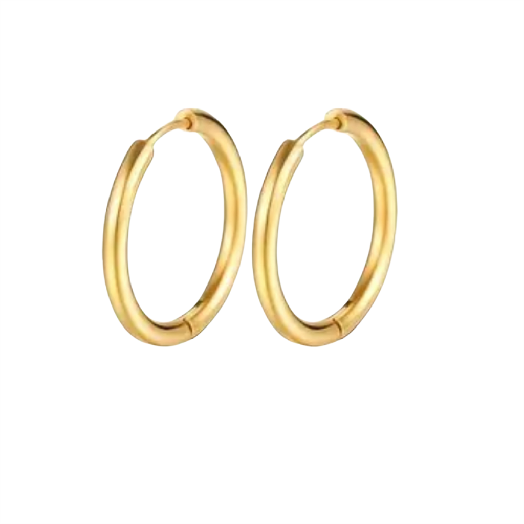 14K Vermeil Hoop Earrings