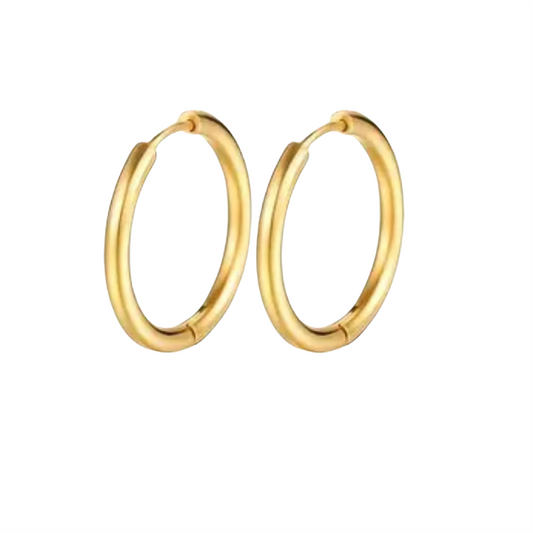 14K Vermeil Hoop Earrings